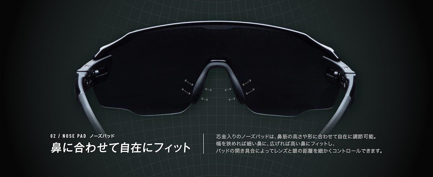 NOSE PADノーズパッド鼻に合わせて自在にフィット